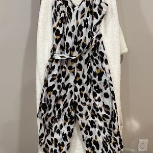Boutique Leopard Print Jumpsuit